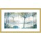 Blue Forest Lookout II by Ken Roko Wood Framed Wall Art Print